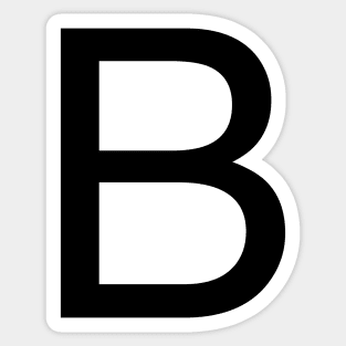 Helvetica B Sticker